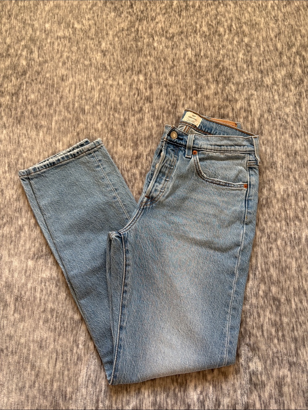 Levi’s 501 denim jeans 27 x 30 99% cotton